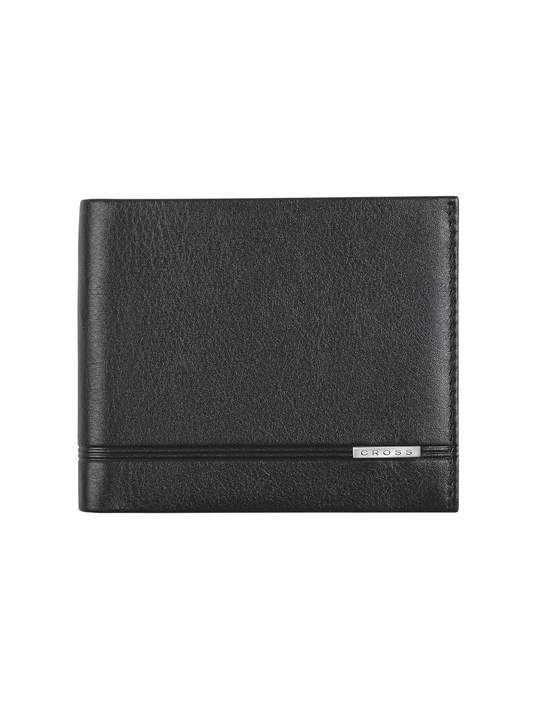 Bi-Fold Coin Wallet - Black