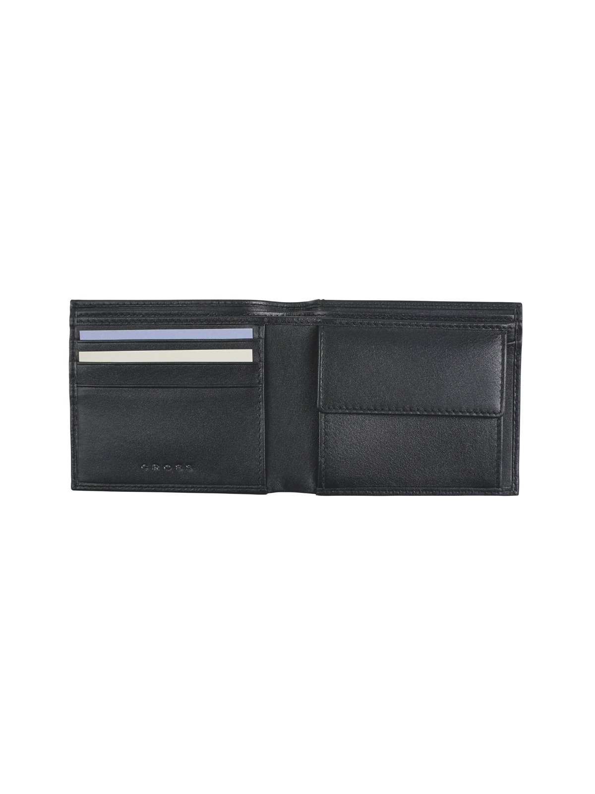Bi-Fold Coin Wallet - Black
