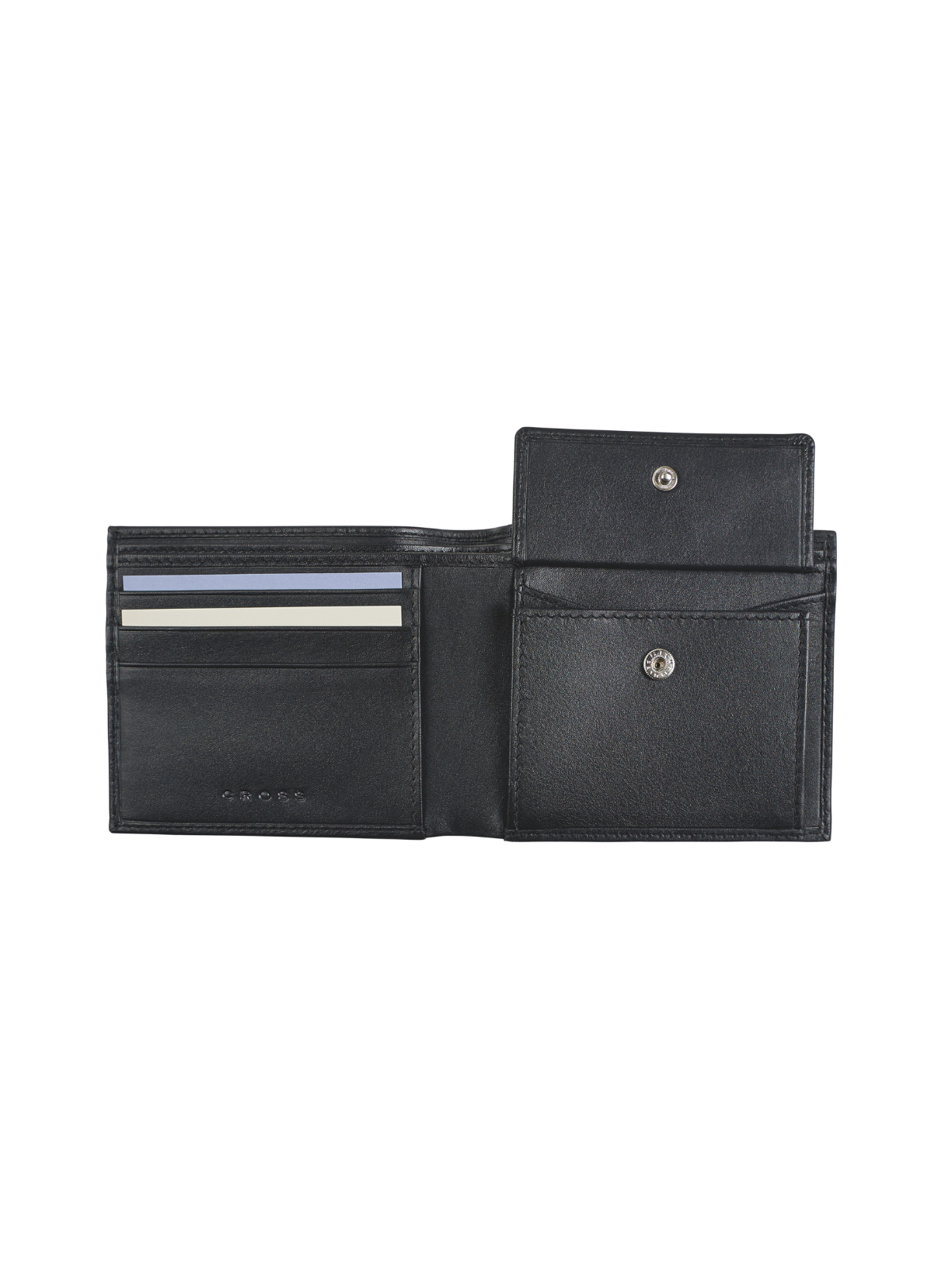 Bi-Fold Coin Wallet - Black