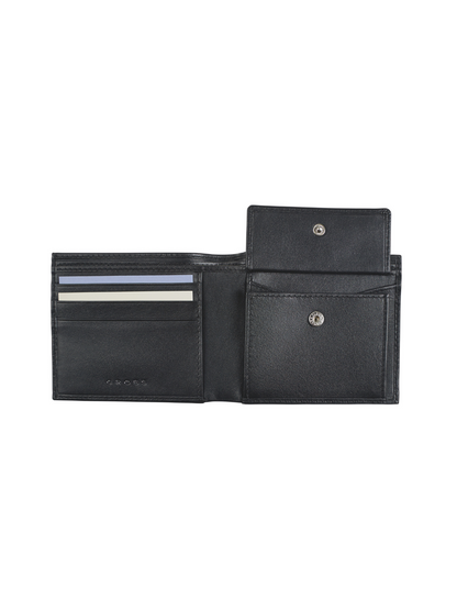 Bi-Fold Coin Wallet - Black