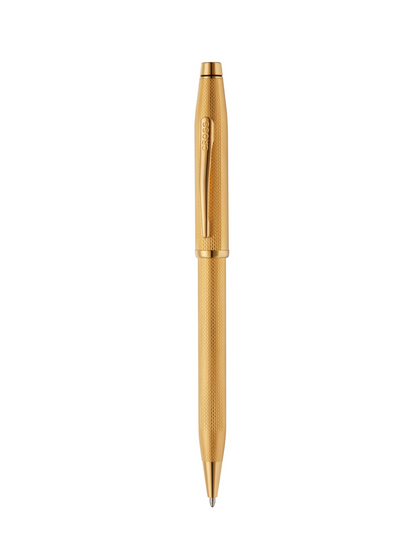 センチュリー® II ダイヤモンドパターン 23金ゴールドプレート ボールペン