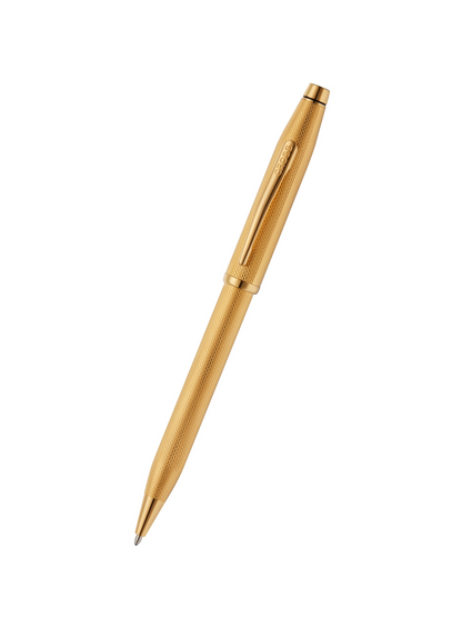 センチュリー® II ダイヤモンドパターン 23金ゴールドプレート ボールペン