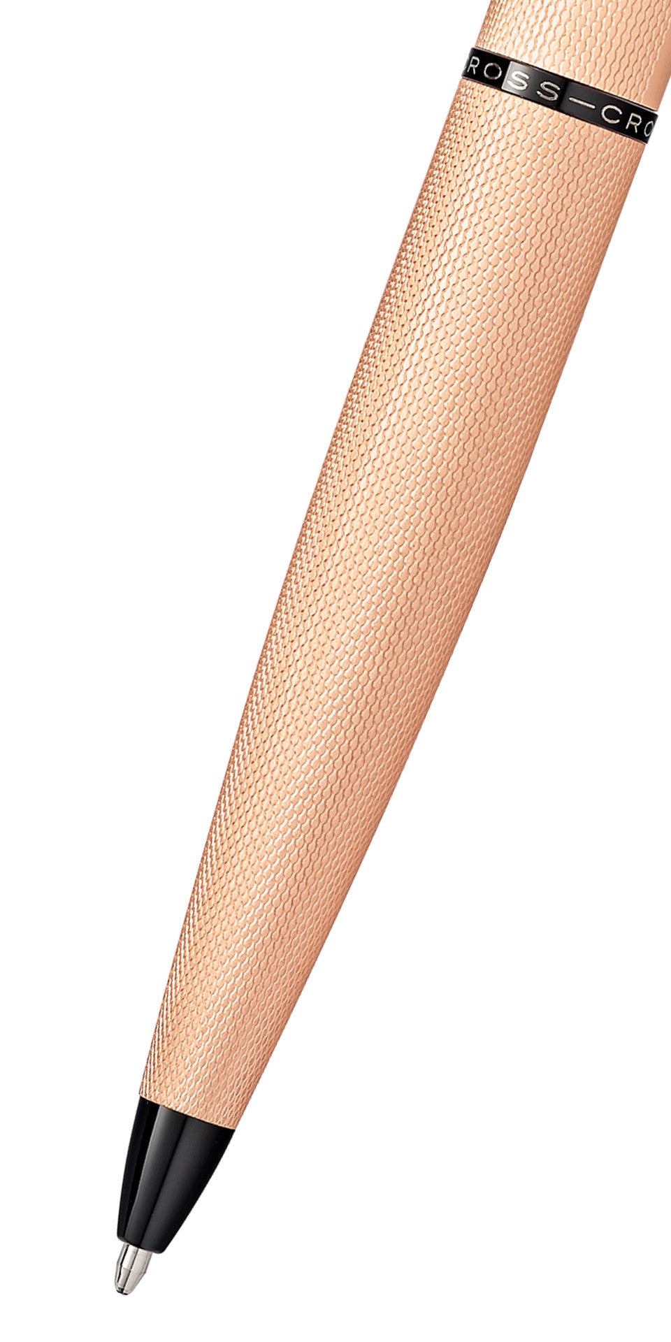 エイティエックス® ブラッシュドローズゴールドボールペン